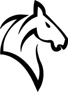 Head Of A Horse Outline Tracing Svg Vector, Free Vectors File